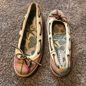 Plaid Sperry espadrilles
